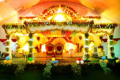 Wedding Stage Decoration in tirupati tirumala